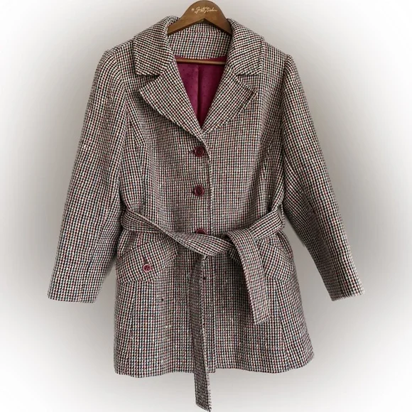 Tweed Pea Coat - Picture 2 of 9